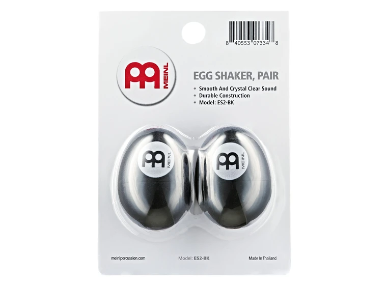 Meinl ES-2-BK Plastikk Svart Egg Shaker 2-pakning 